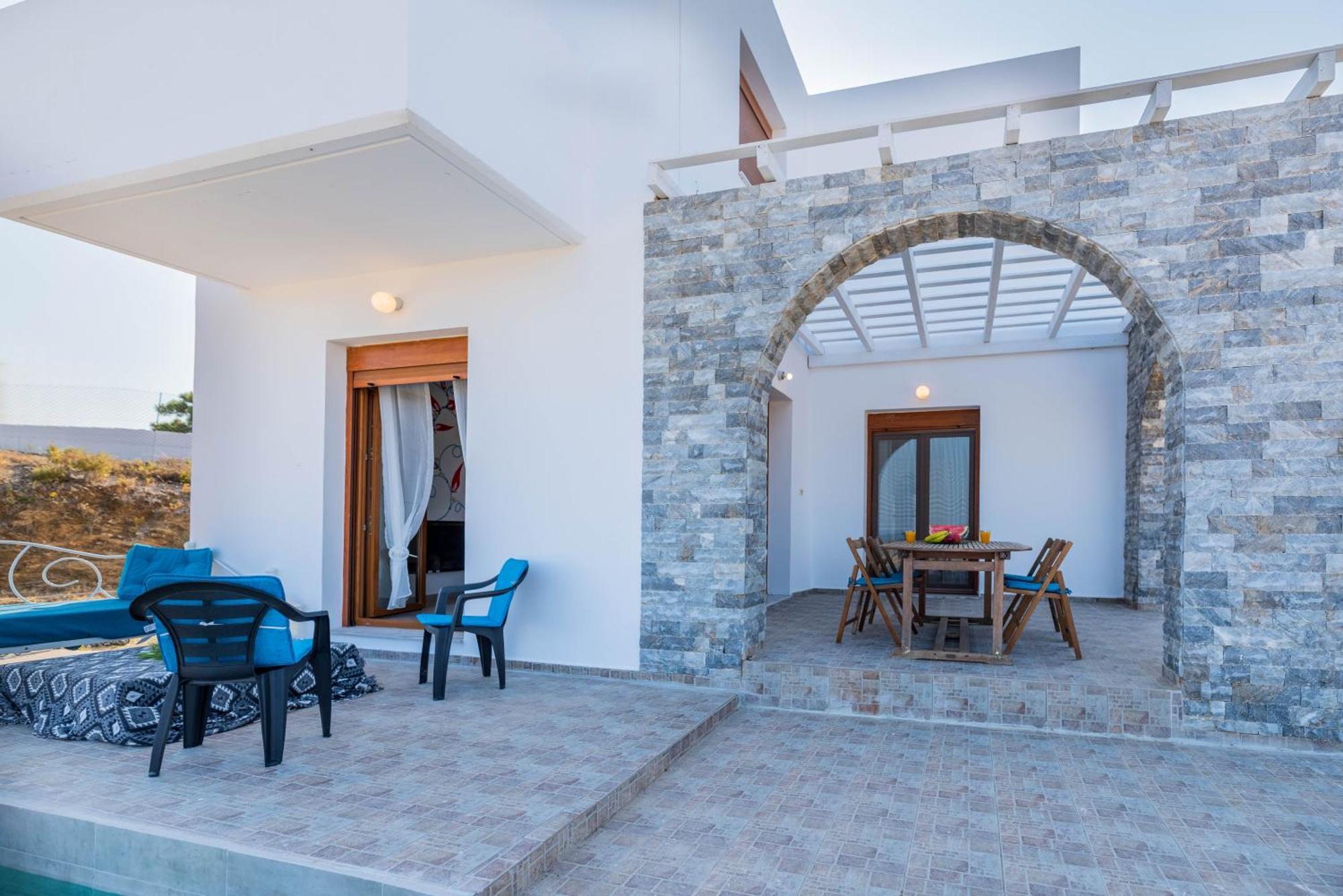 Ciel Blue Villas Kiotari Bagian luar foto
